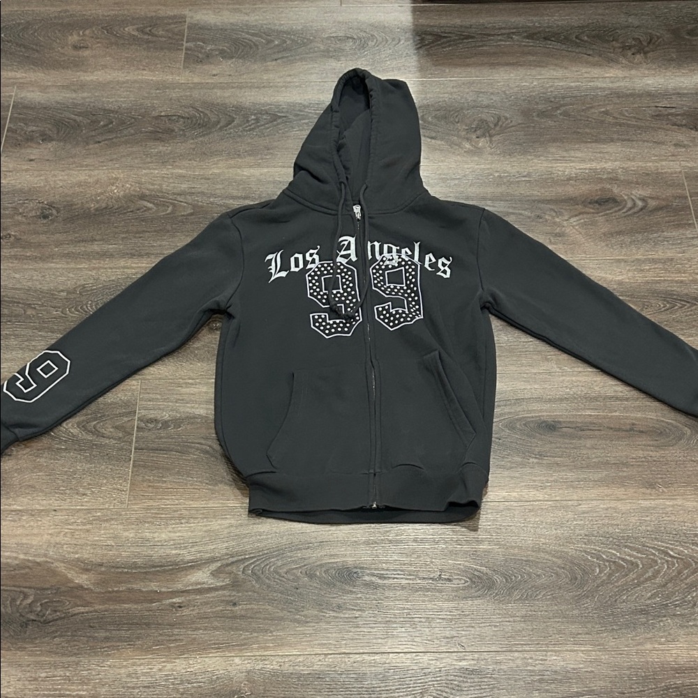 Mighty Fine Black Varsity Jacket